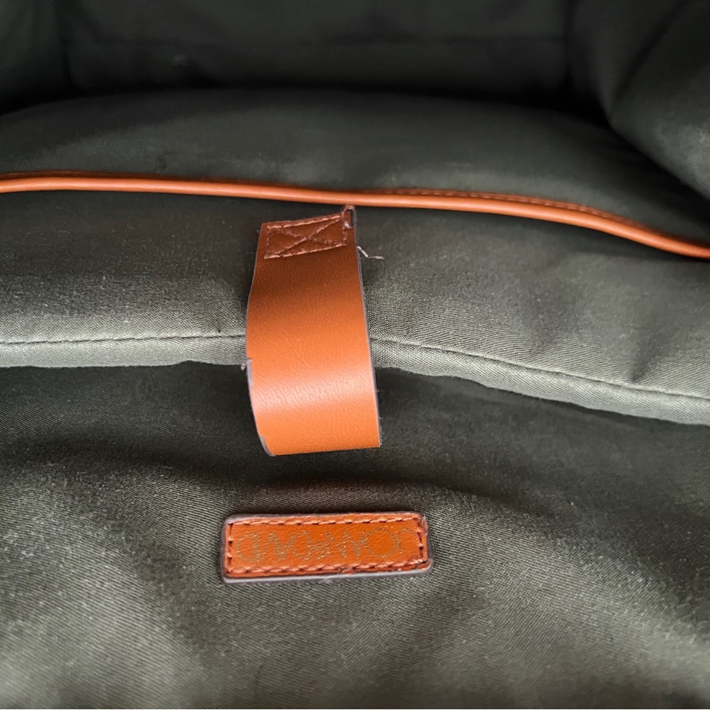 Joan & David Dark Green Travel Backpack Bag - Picture 5 of 7